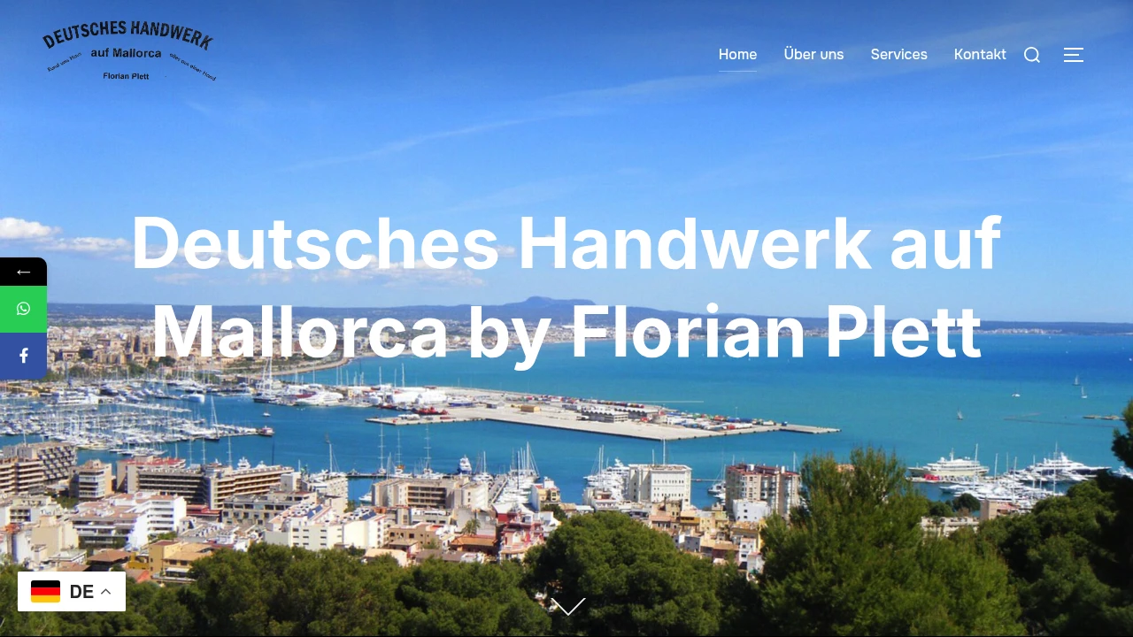 Deutsches Handwerk auf Mallorca by Florian Plett Cover