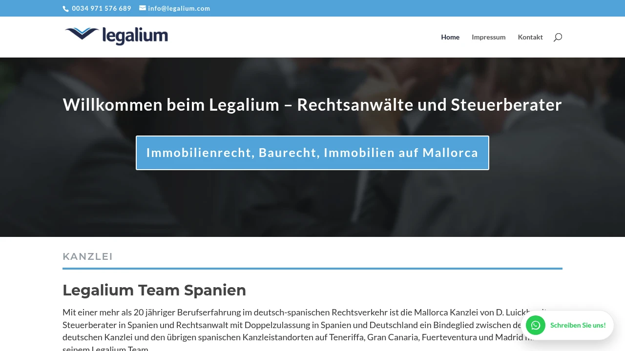 Legalium – Rechtsanwälte und Steuerberater Cover