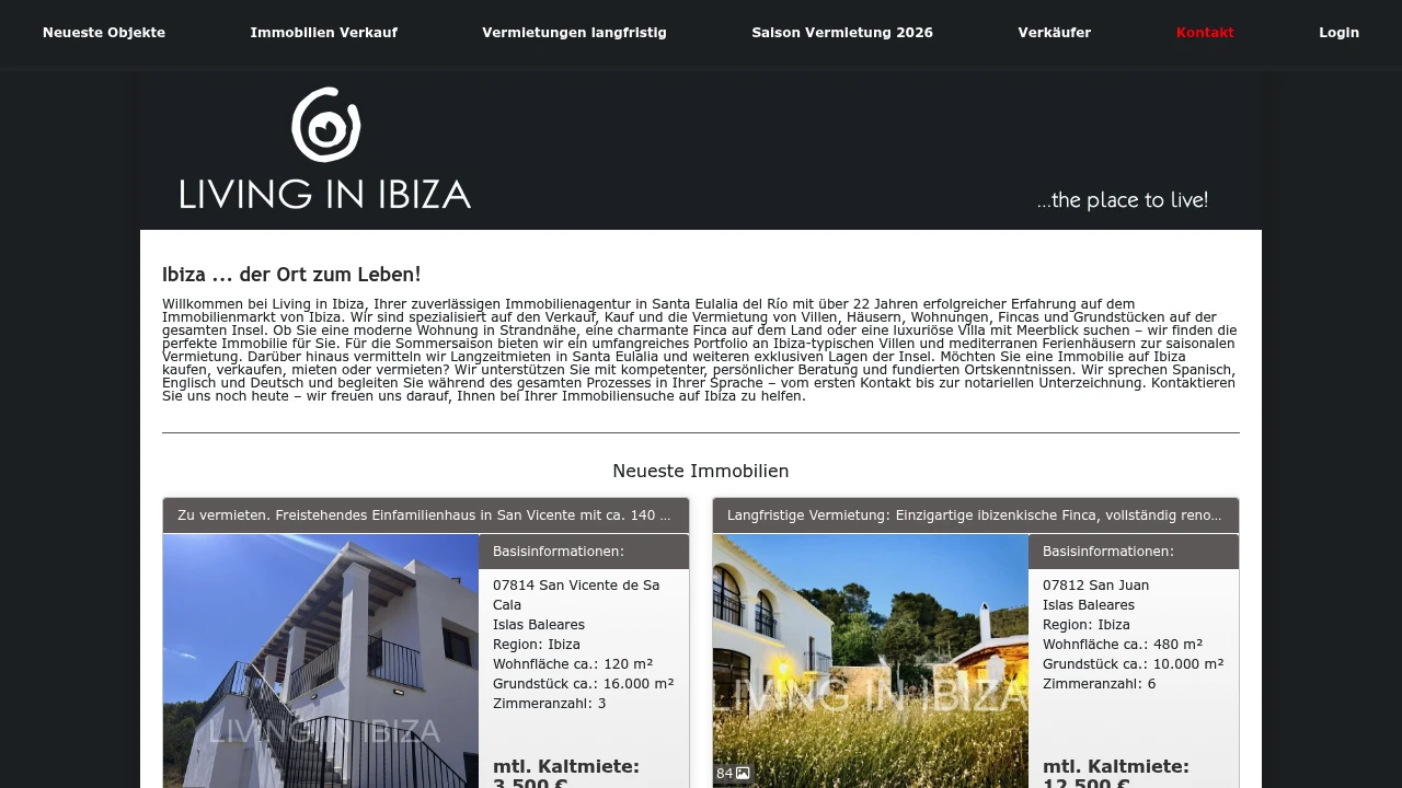 Living in Ibiza Cover