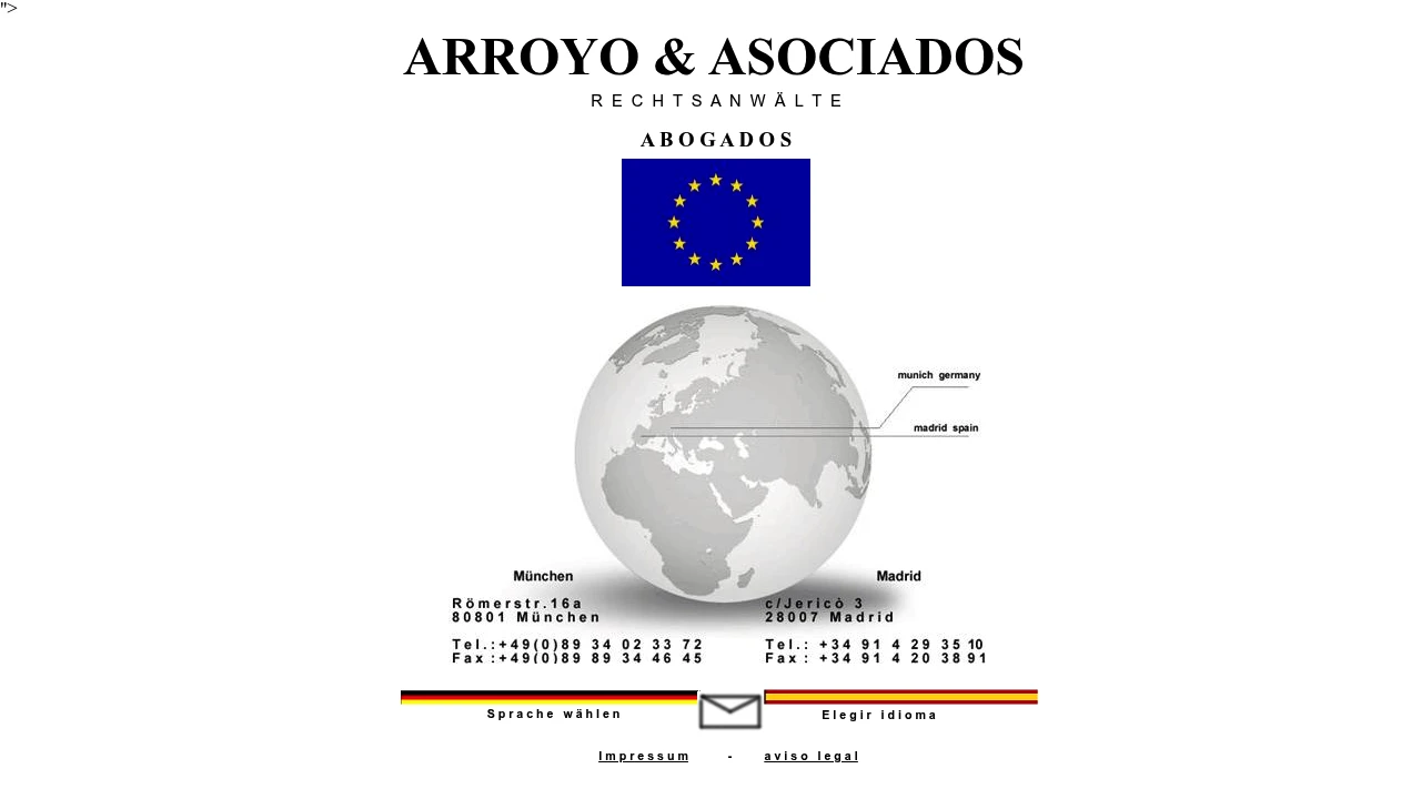 Arroyo & Asociados Cover