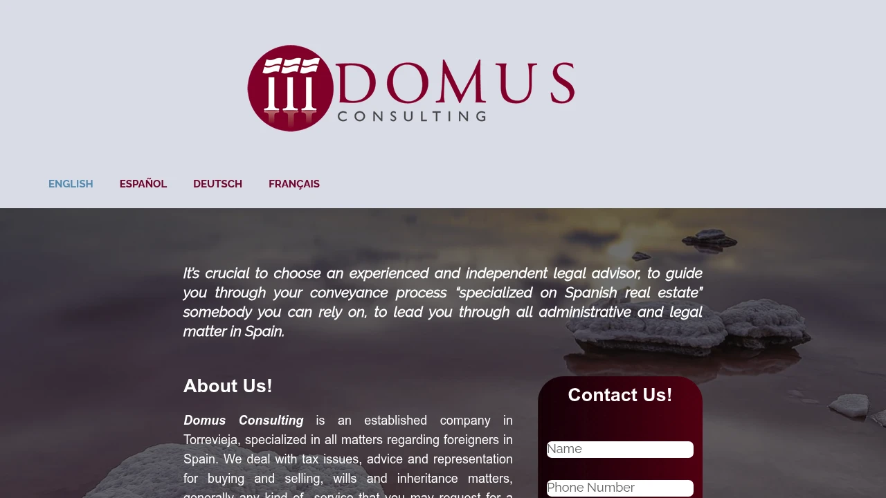 Domus Consulting Cover