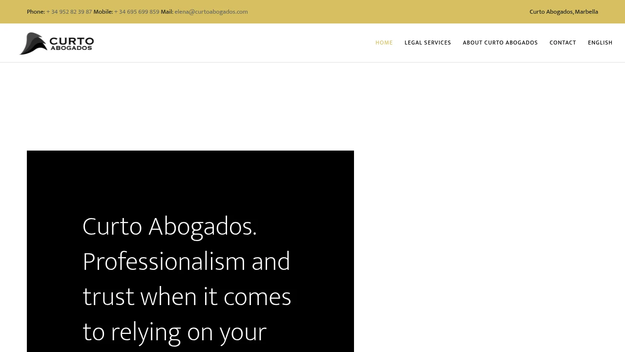 Curto Abogados, Marbella Cover