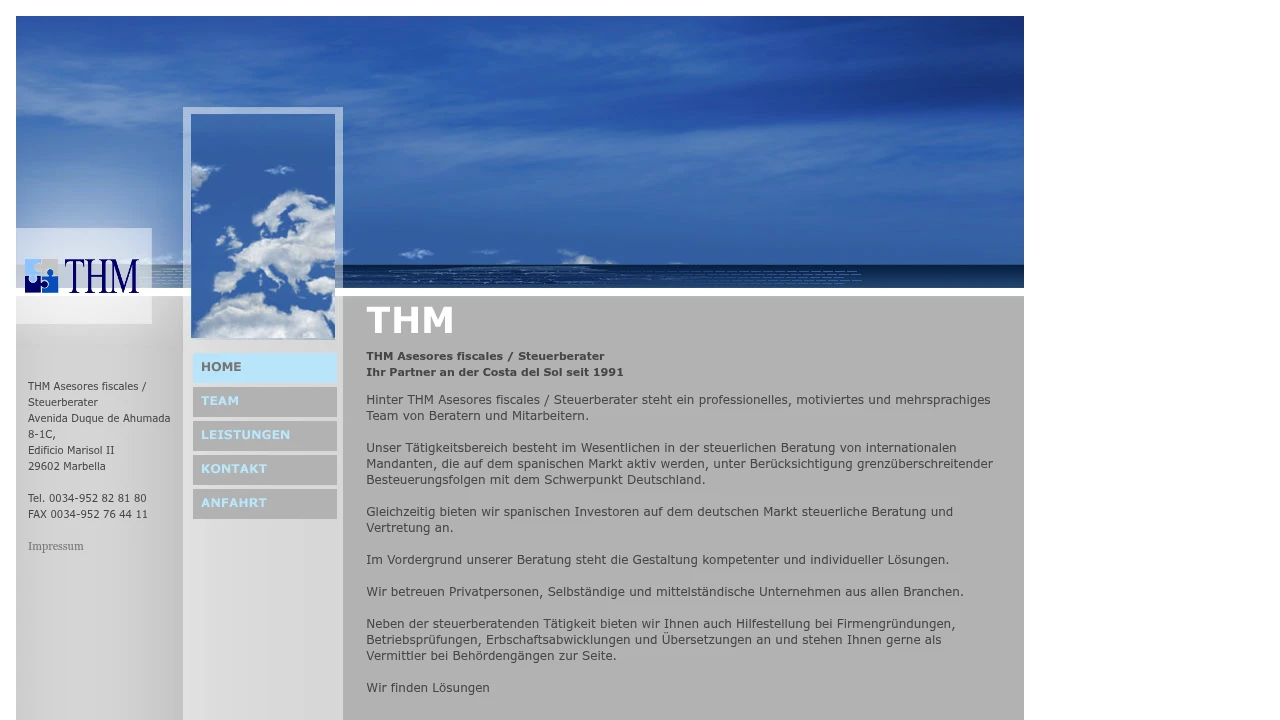 THM Asesores fiscales / Steuerberater Cover