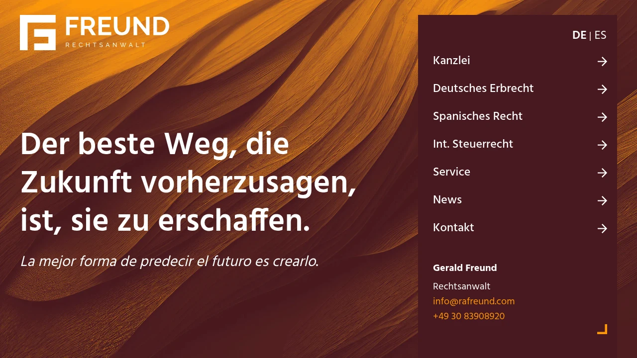 Rechtsanwalt Gerald Freund Cover