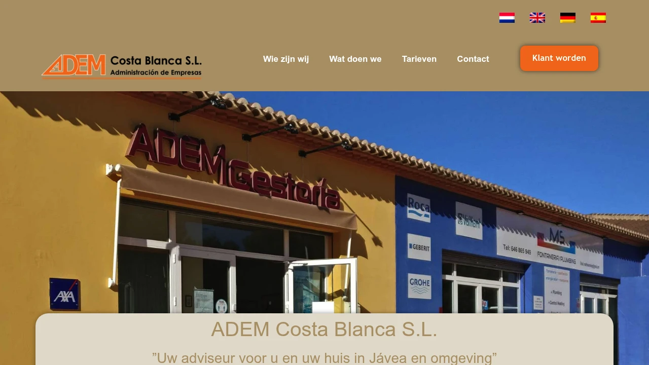 ADEM Costa Blanca S.L. Cover