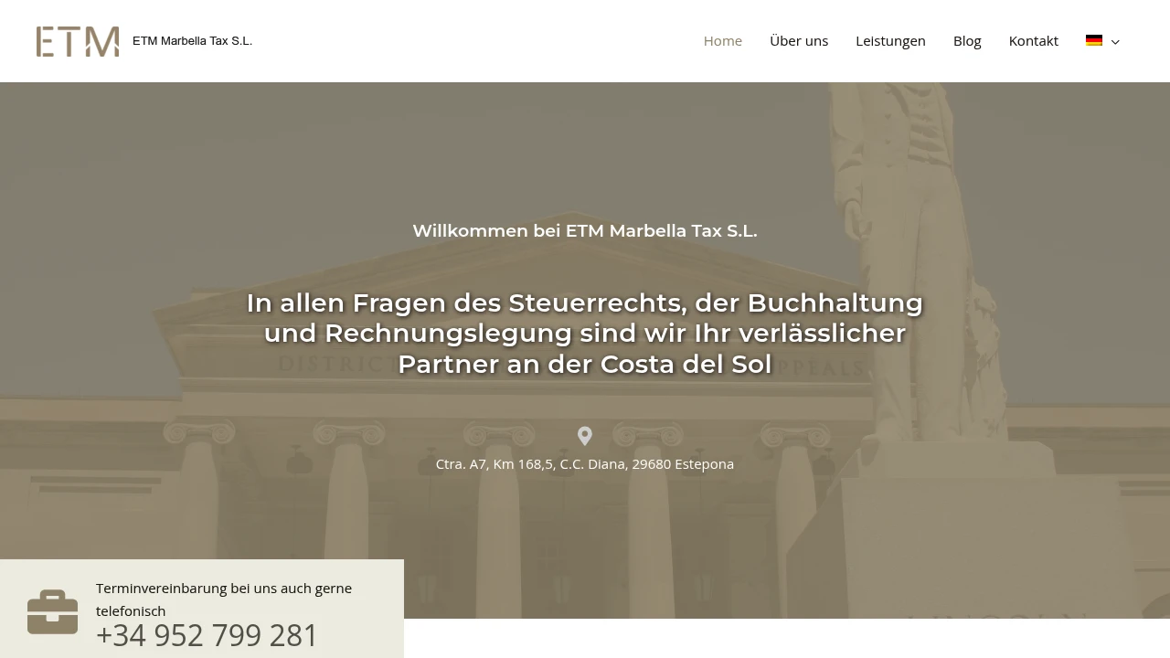 ETM Marbella Tax S.L. Cover