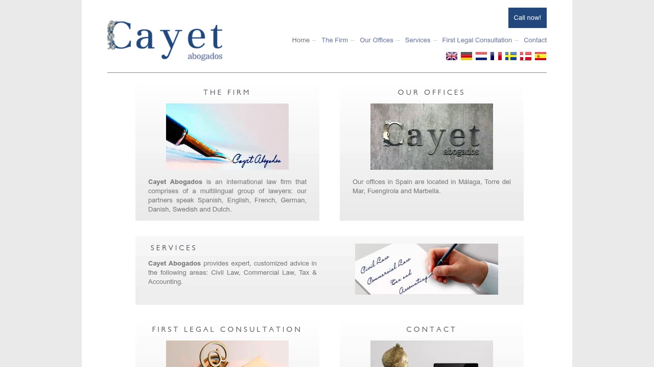 Cayet Abogados Cover