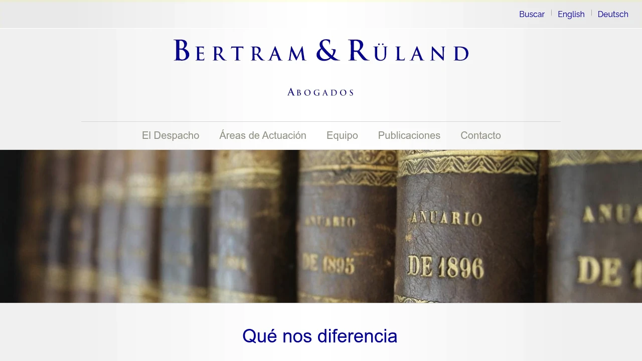 BERTRAM & RÜLAND Abogados Cover