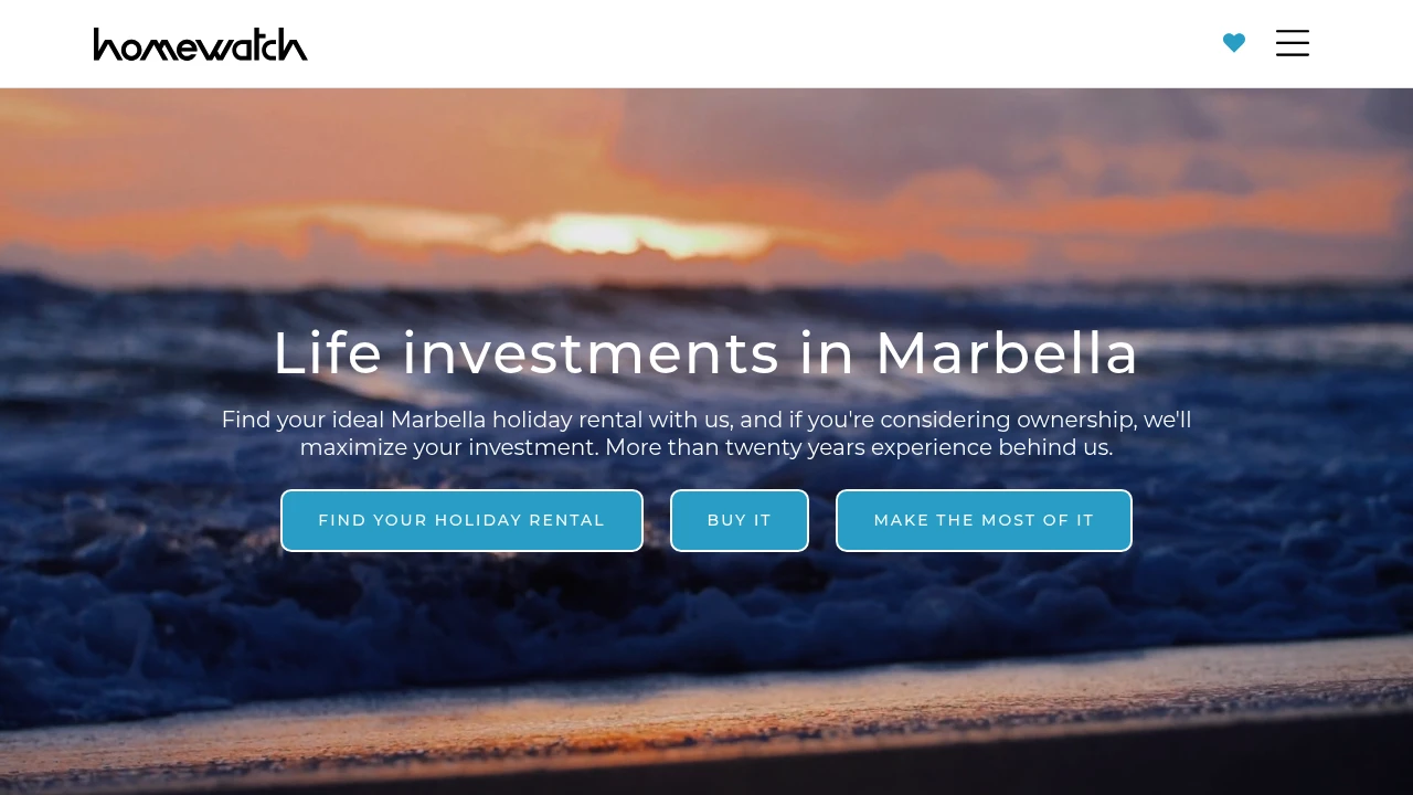 Homewatch Marbella Real Estate Cover