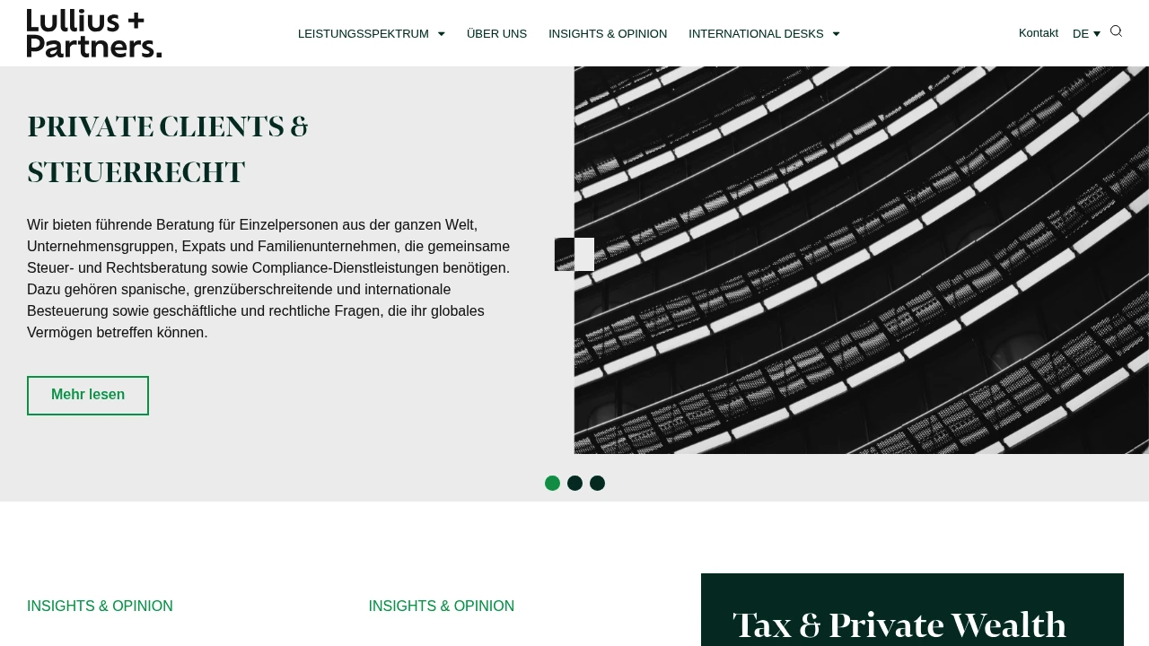 Lullius + Partners Cover