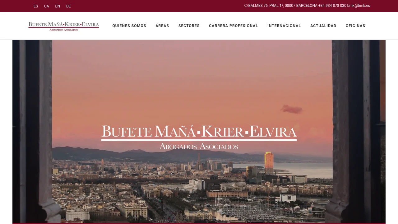 Bufete Mañá-Krier-Elvira Cover