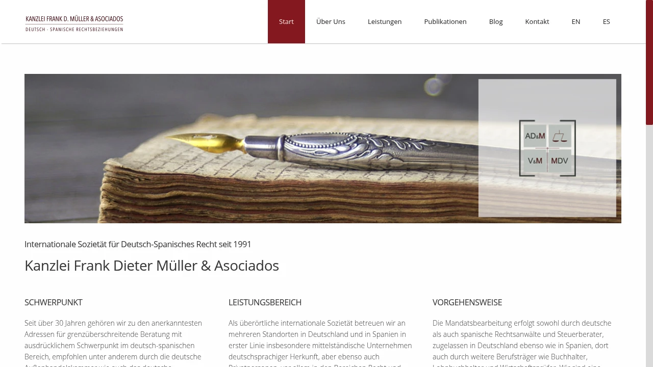 Kanzlei Frank Dieter Müller & Asociados Cover