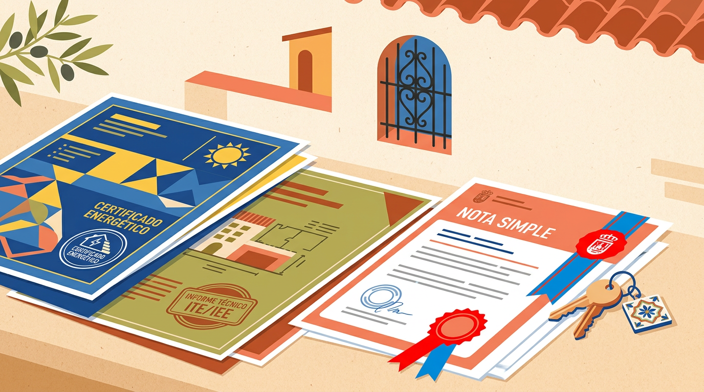 Unterlagen Immobilienverkauf Spanien: CEE, Cédula, ITE